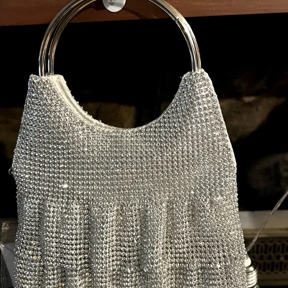 Silver Shimmer NWT small bag - Picture 1 of 9
